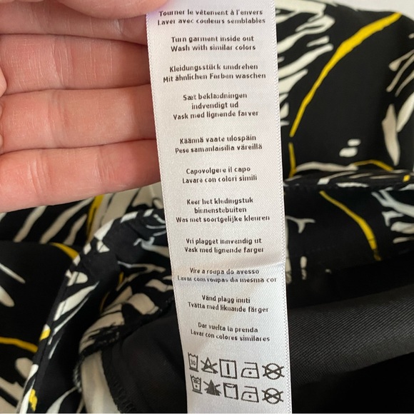 Women's Neutral Abstract Pull On Pants 12 Bohemian Mature Fit Corpcore Career - Picture 14 of 16